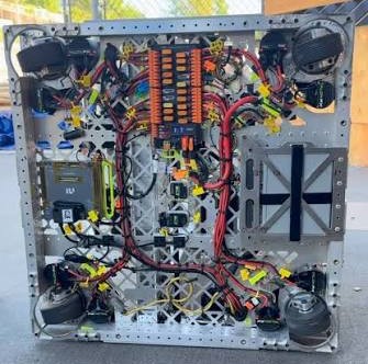 FRC Team 3255 robot electronics layout