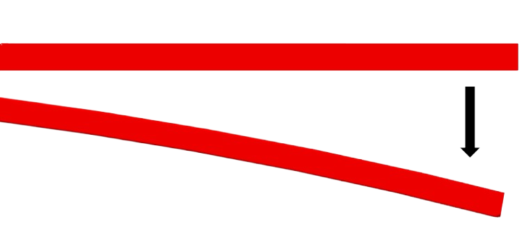 Cantilever beam deflection diagram