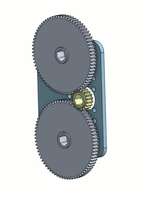 Animated gearbox example