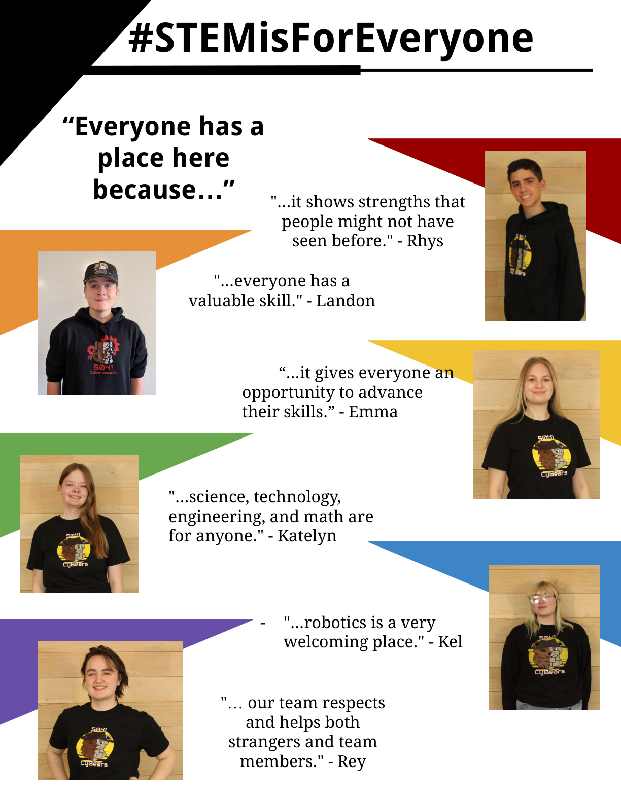 2025-2026 STEM is for everyone quotes