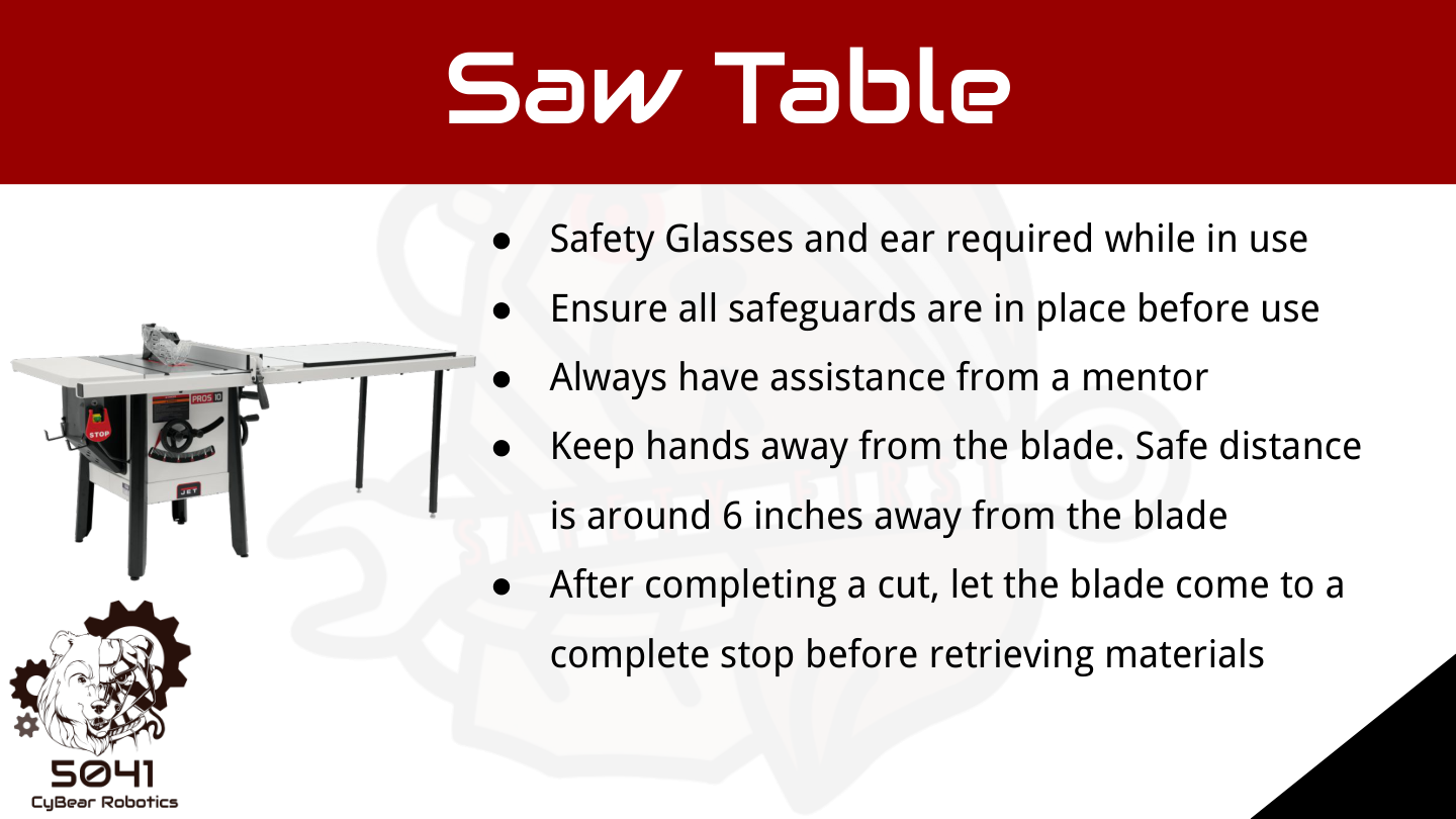 Table Saw Safety
