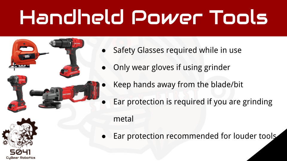 Hand Tool safety